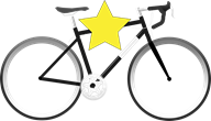 Bike with a Gold Star